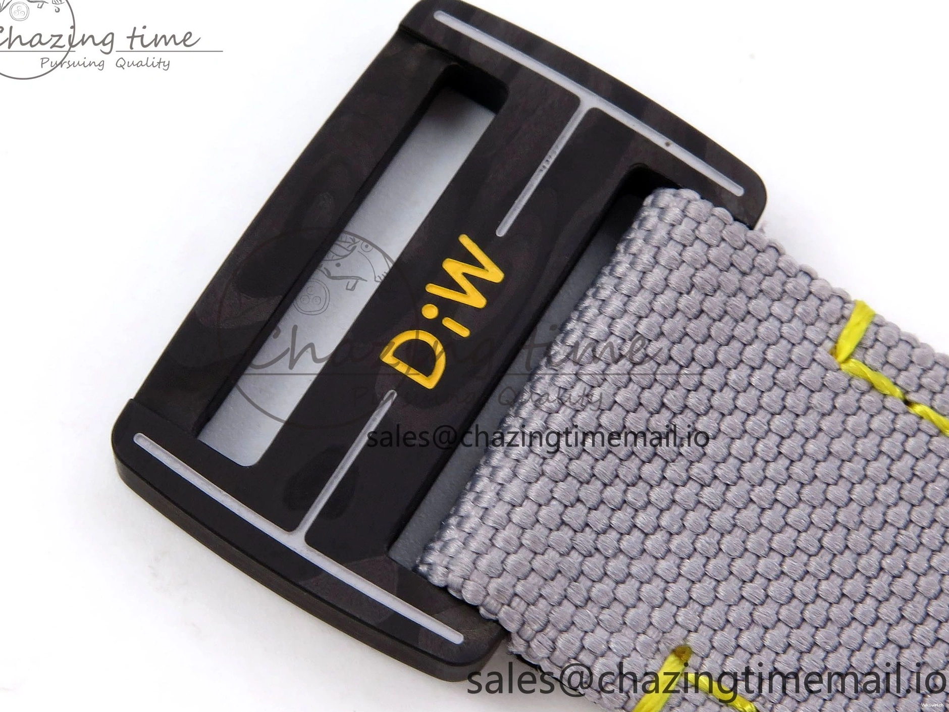 Clone Gray Gray Dial Space DIW Daytona Nylon Mission Textured Strap A4130 on 0228